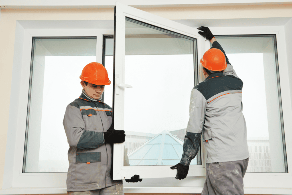 installation des portes et fenêtres extérieures